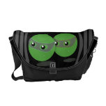 La bolsa de mensajero negra de Escapeas Bolsas De Mensajería