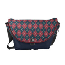 La bolsa de mensajero patriótica de Argyle Bolsas De Mensajeria