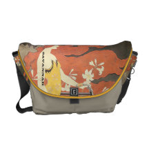 La bolsa de mensajero personalizada del chica del  bolsa de mensajería