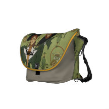 La bolsa de mensajero personalizada del chica del  bolsa de mensajería