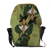 La bolsa de mensajero personalizada del chica del  bolsa de mensajería