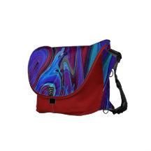 La bolsa de mensajero psicodélica americana abstra bolsas de mensajería