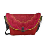 La bolsa de mensajero roja del caleidoscopio bolsa messenger