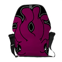 La bolsa de mensajero (Rojo-Violeta) de Tako Bolsas De Mensajeria