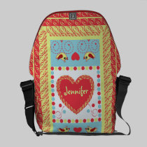 La bolsa de mensajero romántica con nombre bolsas messenger