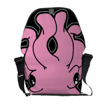 La bolsa de mensajero (rosada) de Tako Bolsas De Mensajeria