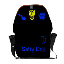 La bolsa de mensajero salada del carrito del perro bolsa de mensajería