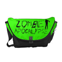 La bolsa de mensajero verde de la apocalipsis del  bolsa messenger
