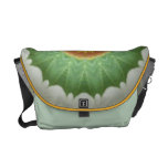 La bolsa de mensajero verde del caleidoscopio bolsas messenger