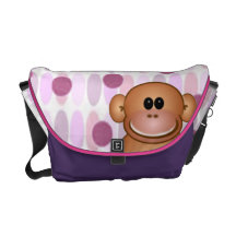 La bolsa de pañales del mono bolsas de mensajeria