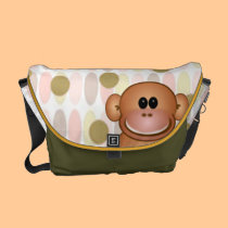 La bolsa de pañales del mono bolsas messenger