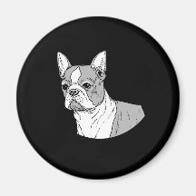 LA BOSTON TERRIER IMAN DE NEVERA