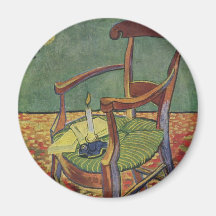 La butaca de Paul Gauguin - Vincent van Gogh Iman Para Frigorífico