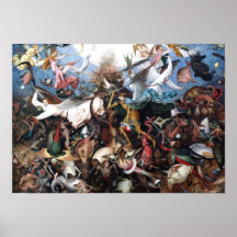 La caída de los ángeles rebeldes de Pieter Bruegel Impresiones