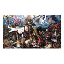 La caída de los ángeles rebeldes - Pieter Bruegel Tarjeta De Visita