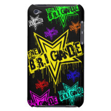La caja Neon'd de iPod de la brigada para arriba iPod Touch Case-Mate Coberturas