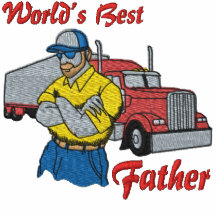 La camisa bordada el mejor camionero del mundo