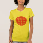 La camiseta de las mujeres de los copos de nieve d