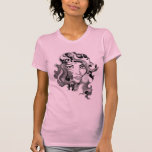 La camiseta de las mujeres del chica de la pintada