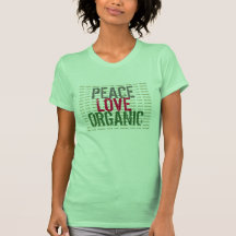 La camiseta de las mujeres ORGÁNICAS del amor de l