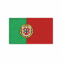 La camiseta de los hombres bordados bandera de Por