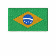 La camiseta de los hombres bordados bandera del Br