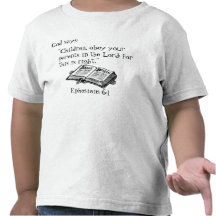 La camiseta de los sus padres de los niños "obedez