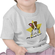 La camiseta del bebé de Jack Russell Terrier de la