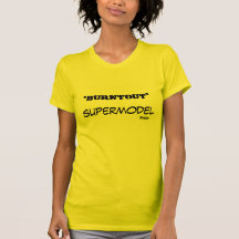 la camiseta divertida de la mujer