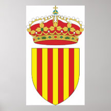 La capa arma símbolo oficial de la heráldica de Ca Posters