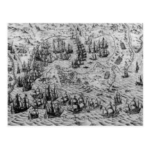 La captura de Cádiz, el 21 de junio de 1596 Tarjeta Postal