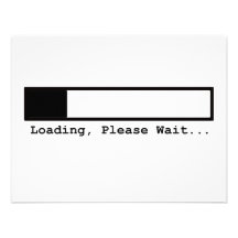 La carga, espera por favor…. comunicado personalizado