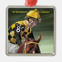 La carrera de caballos, mi novio es jinete adorno de reyes