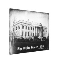 La Casa Blanca - exposición meridional Impresión De Lienzo