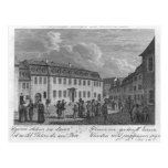 La casa de Johan Wolfgang von Goethe adentro Postal
