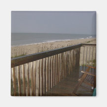 La casa de playa iman de nevera