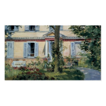 La casa en Rueil, 1882 - Eduardo Manet Plantilla De Tarjeta Personal