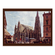 La catedral de St Stephen de la acción Im Eisen Tarjetas Postales