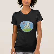 La cebra y el pájaro camiseta