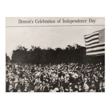 La celebración de Detroit del Día de la Independen Postales