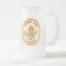 La cerveza inglesa ambarina de Darley Taza De Café