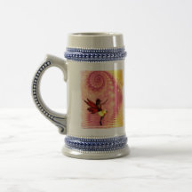 La cerveza Stein del amanecer del Faerie Tazas De Café