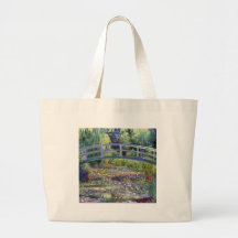 La charca del lirio de agua de Claude Monet Bolsa De Mano