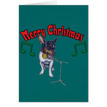 La chihuahua canta Felices Navidad Felicitaciones