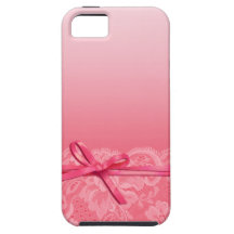 La cinta de los arcos y ata el rosa del | iPhone 5 protectores