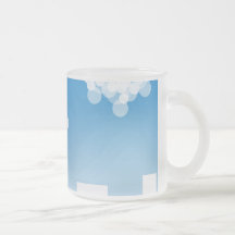 LA CIUDAD BLANCA AZUL 461 SE NUBLA EL PAPEL PINTAD TAZAS DE CAFÉ