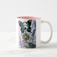 La ciudad de la taza del collage de Muse