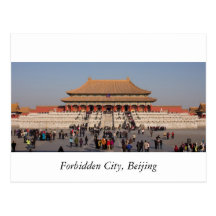 La ciudad Prohibida, Pekín Tarjeta Postal