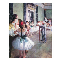 La clase de danza de Edgar Degas, ballet del vinta Anuncio