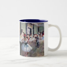 La clase de danza de Edgar Degas, ballet del vinta Taza De Café